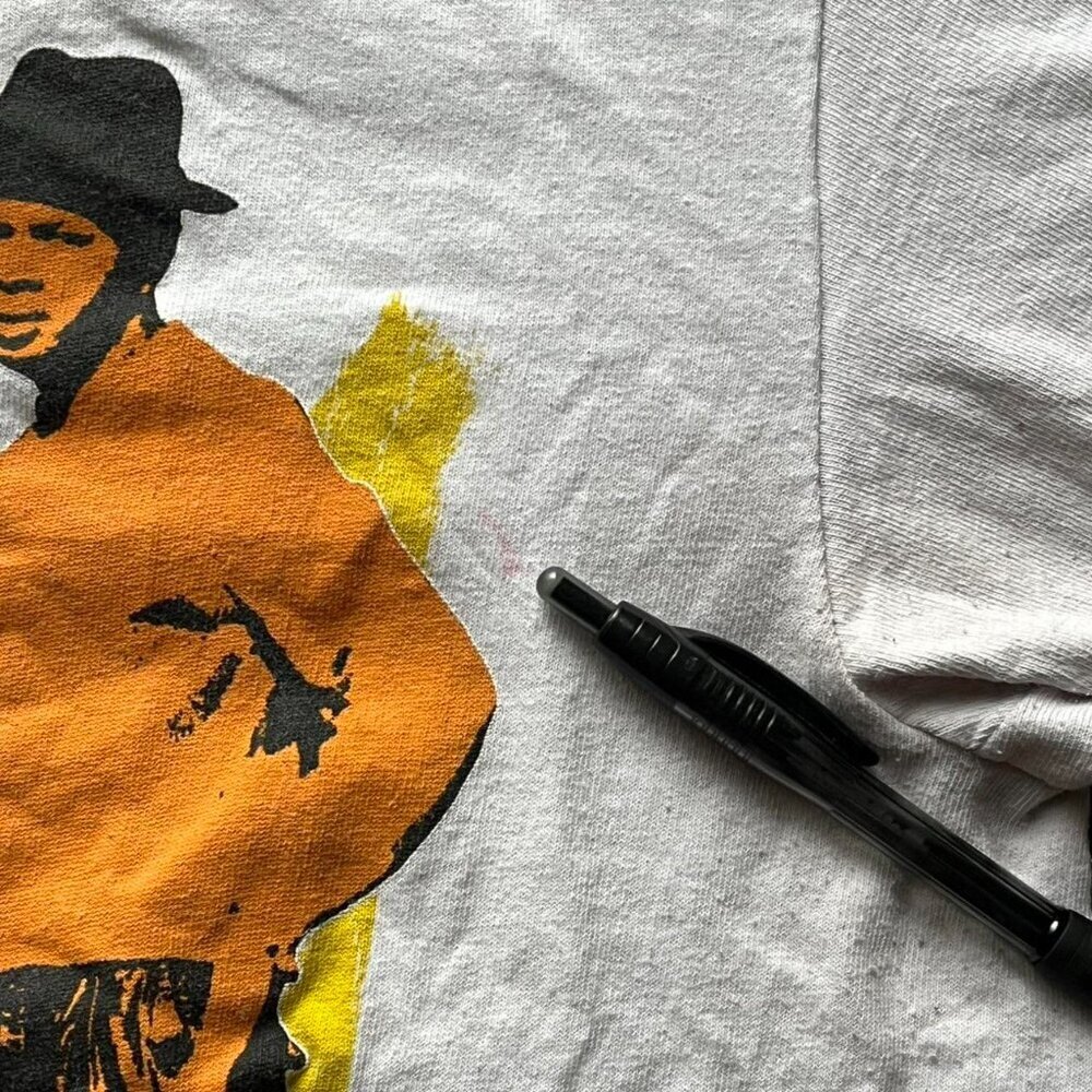 Run DMC T-Shirt Men Medium White Tee 80s Rap Tour Grunge Collectors Cotton Shirt - Picture 7 of 7